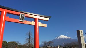 2017年1月3日の富士山の写真
