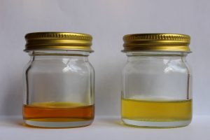 茶油と椿油の写真