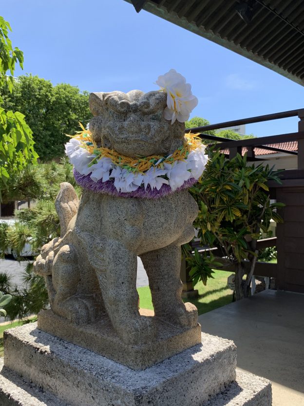 鳥居のとなりにヤシの木!ハワイ出雲大社